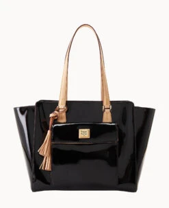 Patent East West Shopper Black