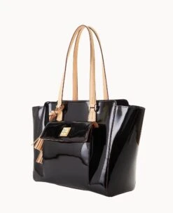Patent East West Shopper Black -Dooney & Bourke B2169G PTBLSVNA ALT1 1