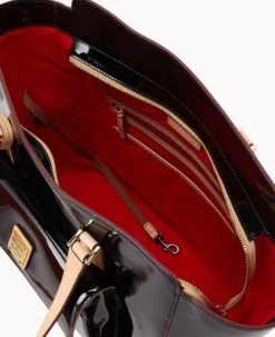 Patent East West Shopper Black -Dooney & Bourke B2169G PTBLSVNA ALT2 1