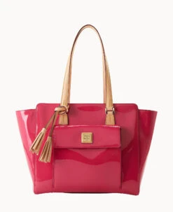 Patent East West Shopper Black -Dooney & Bourke B2169G PTHPSVNA