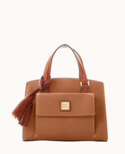 Pebble Grain Small Satchel Bone -Dooney & Bourke B2170G AWCAPATN