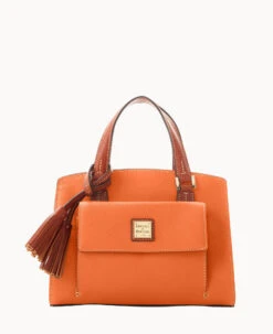 Pebble Grain Small Satchel Bone -Dooney & Bourke B2170G AWCEPATN