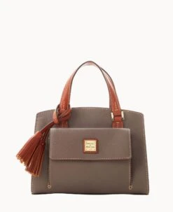 Pebble Grain Small Satchel Bone -Dooney & Bourke B2170G AWELPATN