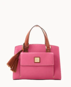 Pebble Grain Small Satchel Bone -Dooney & Bourke B2170G AWHPPATN