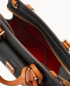 Wexford Leather Small Satchel Black -Dooney & Bourke B2170G JKBLPANA ALT2 1