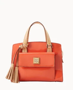 Patent Small Satchel Black -Dooney & Bourke B2170G PTCRSVNA