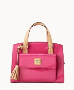 Patent Small Satchel Black -Dooney & Bourke B2170G PTFHSVNA