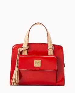 Patent Small Satchel Black -Dooney & Bourke B2170G PTRDSVNA