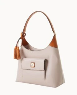 Wexford Leather Small Hobo Oyster 22 Wexford Leather Small Hobo Oyster -Dooney & Bourke B2172G JKOYPANA ALT1 1
