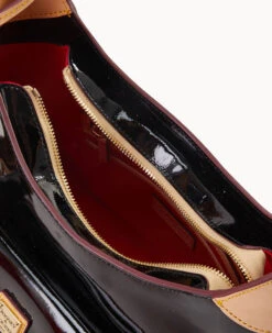 Patent Hobo Black -Dooney & Bourke B2172G PTBLSVNA ALT2