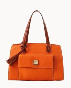 Pebble Grain Shoulder Bag Clementine -Dooney & Bourke B2175G AWCEPATN 1
