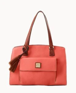 Pebble Grain Shoulder Bag Clementine -Dooney & Bourke B2175G AWGEPATN