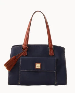 Pebble Grain Shoulder Bag Clementine -Dooney & Bourke B2175G AWMDPATN