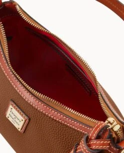 Pebble Grain Pouchette Bark 26 Pebble Grain Pouchette Bark -Dooney & Bourke B2218G AWBFPATN ALT2 1