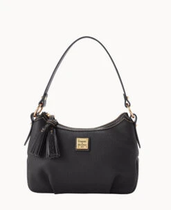 Pebble Grain Pouchette Bark 28 Pebble Grain Pouchette Bark -Dooney & Bourke B2218G AWBLPABL