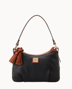 Pebble Grain Pouchette Bark 30 Pebble Grain Pouchette Bark -Dooney & Bourke B2218G AWBLPATN