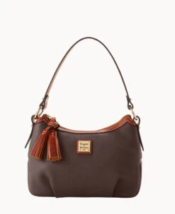 Pebble Grain Pouchette Bark 31 Pebble Grain Pouchette Bark -Dooney & Bourke B2218G AWBMPATN