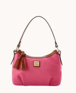 Pebble Grain Pouchette Bark 36 Pebble Grain Pouchette Bark -Dooney & Bourke B2218G AWHPPATN