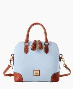 Pebble Grain Domed Satchel Black 30 Pebble Grain Domed Satchel Black -Dooney & Bourke B2257G AW3FPATN