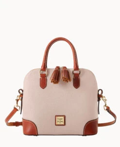 Pebble Grain Domed Satchel Black 38 Pebble Grain Domed Satchel Black -Dooney & Bourke B2257G AWOYPATN