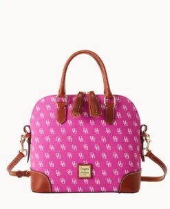 Gretta Domed Satchel Brown Tmoro -Dooney & Bourke B2257G NGFHPATN