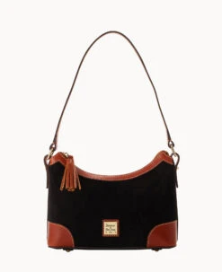Suede Shoulder Bag Navy -Dooney & Bourke B2264G SUBLPATN