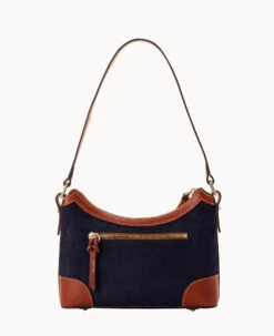 Suede Shoulder Bag Navy -Dooney & Bourke B2264G SUNVPATN ALT3