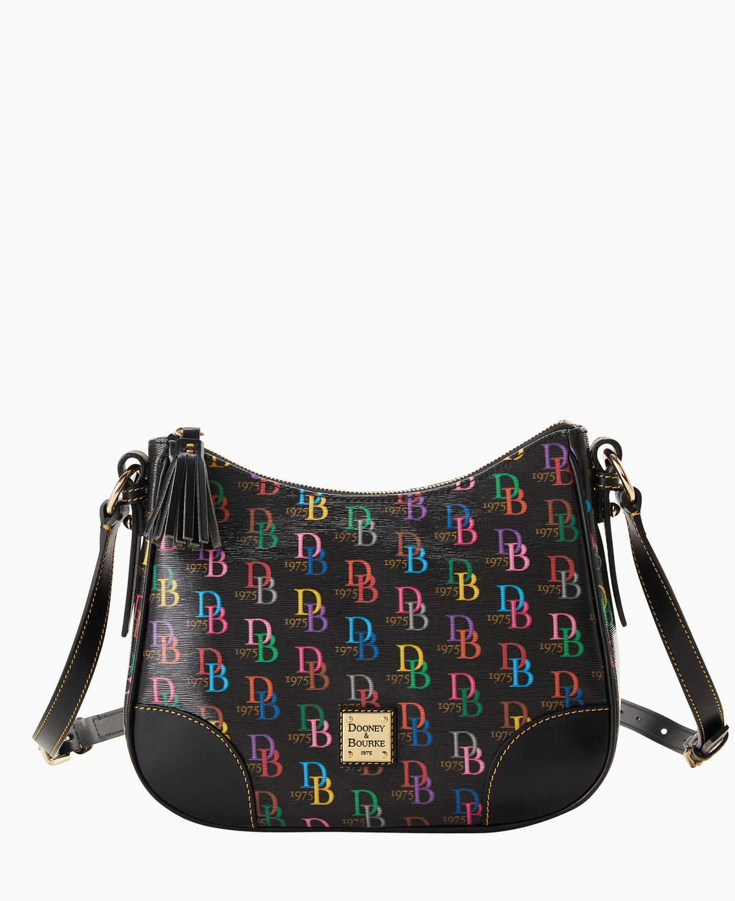 DB75 Multi Crossbody Hobo Black 13 DB75 Multi Crossbody Hobo Black - Image 13
