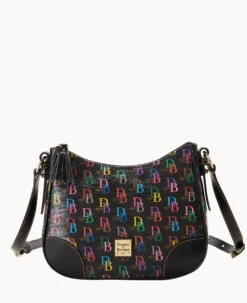 DB75 Multi Crossbody Hobo Black