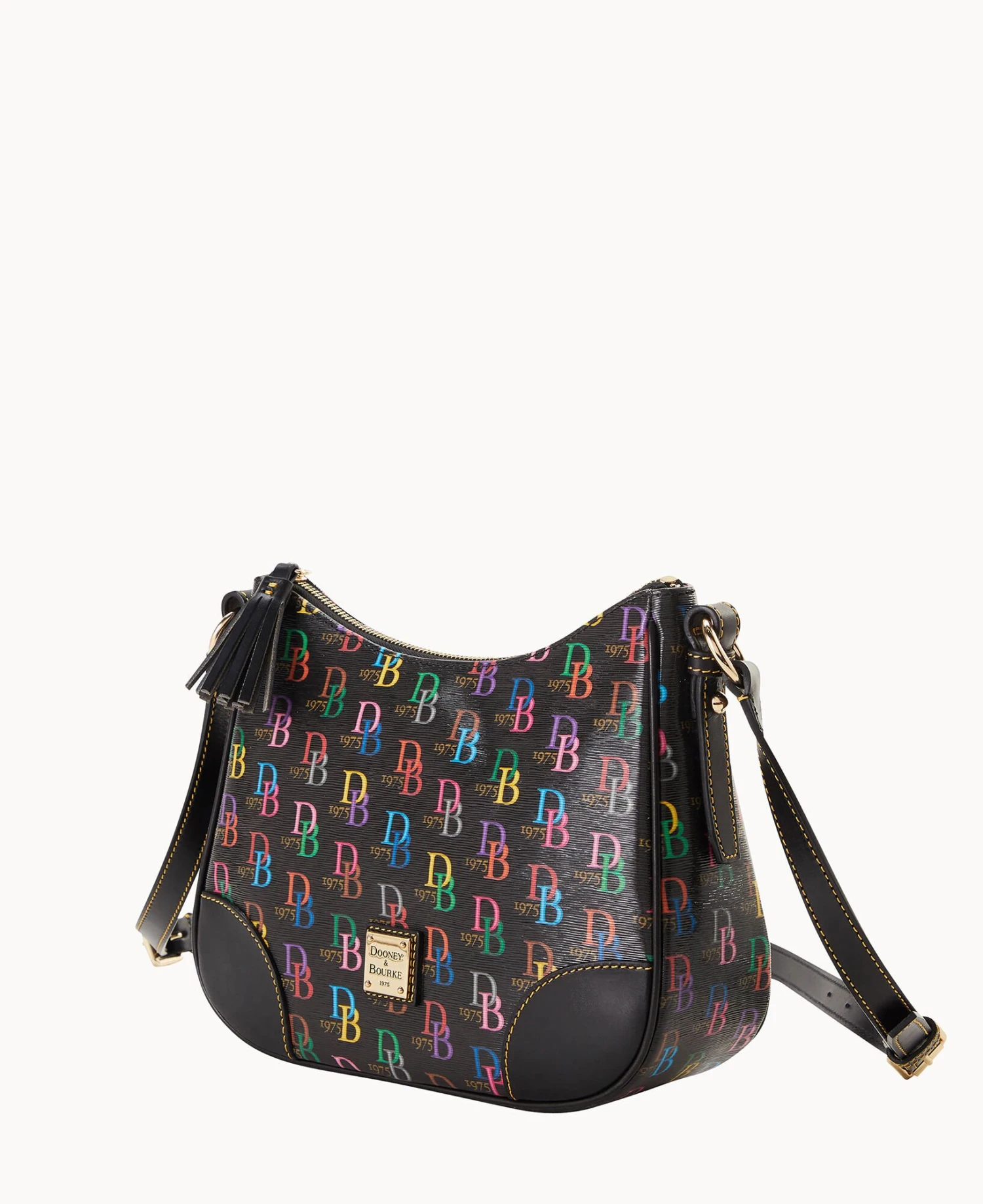 DB75 Multi Crossbody Hobo Black 9 DB75 Multi Crossbody Hobo Black - Image 9
