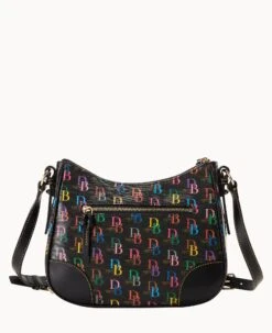 DB75 Multi Crossbody Hobo Black 23 DB75 Multi Crossbody Hobo Black -Dooney & Bourke B2269G 5SBLPABL ALT3 1