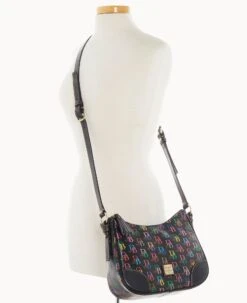 DB75 Multi Crossbody Hobo Black 24 DB75 Multi Crossbody Hobo Black -Dooney & Bourke B2269G 5SBLPABL ALT4 1