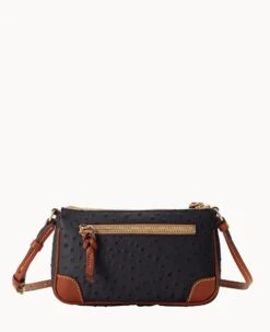 Ostrich Slim Crossbody Black -Dooney & Bourke B2270G OTBLPAKR ALT3 1