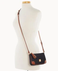 Ostrich Slim Crossbody Black -Dooney & Bourke B2270G OTBLPAKR ALT4 1