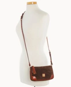 Suede Slim Crossbody Brown Tmoro -Dooney & Bourke B2270G SUBMPATN ALT4 1