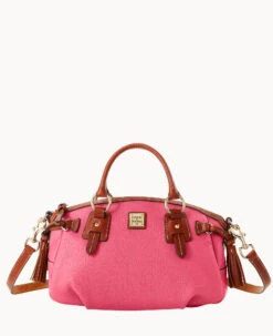 Pebble Grain Medium Mail Satchel Black Black -Dooney & Bourke B2273G AWHPPATN