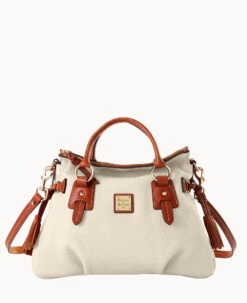 Pebble Grain Stanwich Satchel Black Black -Dooney & Bourke B2275G AWBOPATN