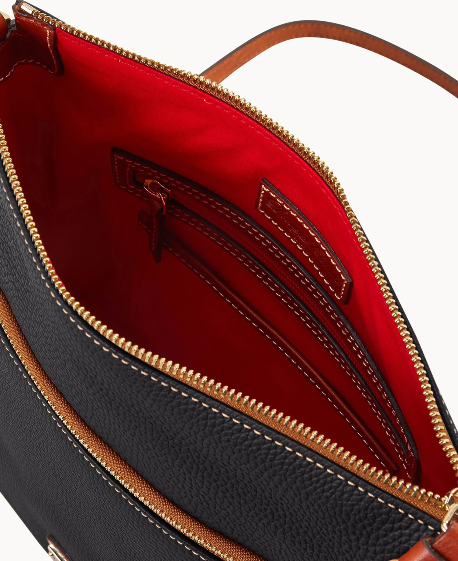 Pebble Grain Large Tassel Crossbody Black 7 Pebble Grain Large Tassel Crossbody Black - Image 7