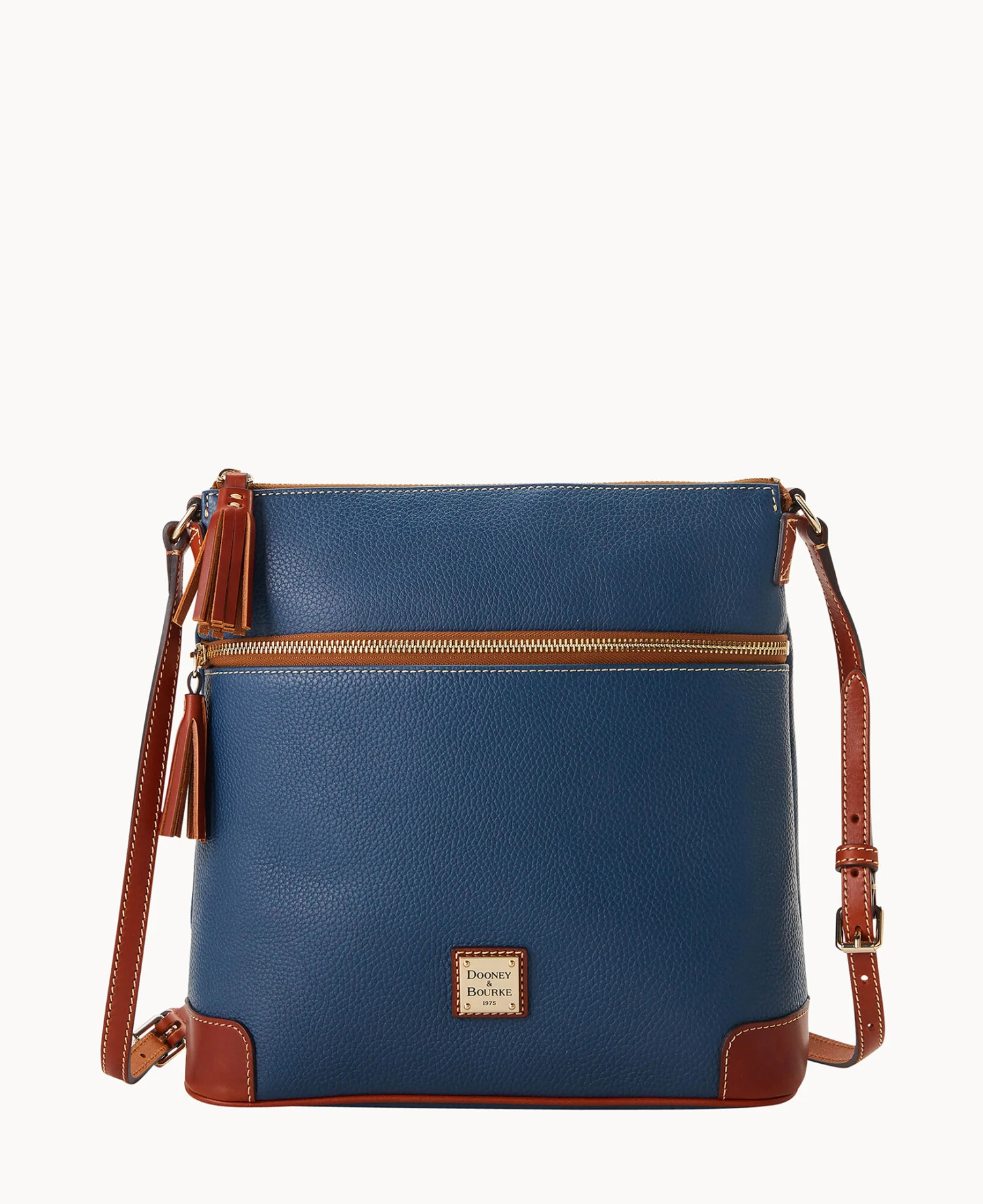 Pebble Grain Large Tassel Crossbody Black 11 Pebble Grain Large Tassel Crossbody Black - Image 11