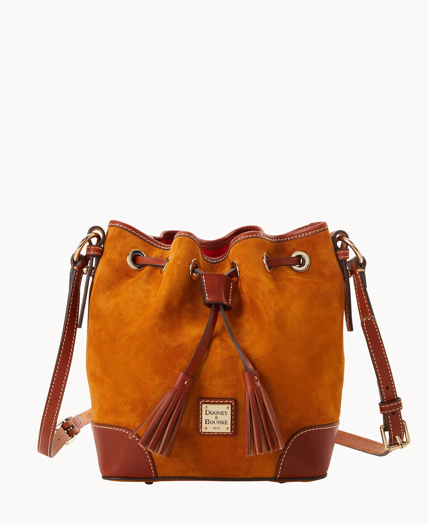Suede Crossbody Drawstring Honey 11 Suede Crossbody Drawstring Honey - Image 11