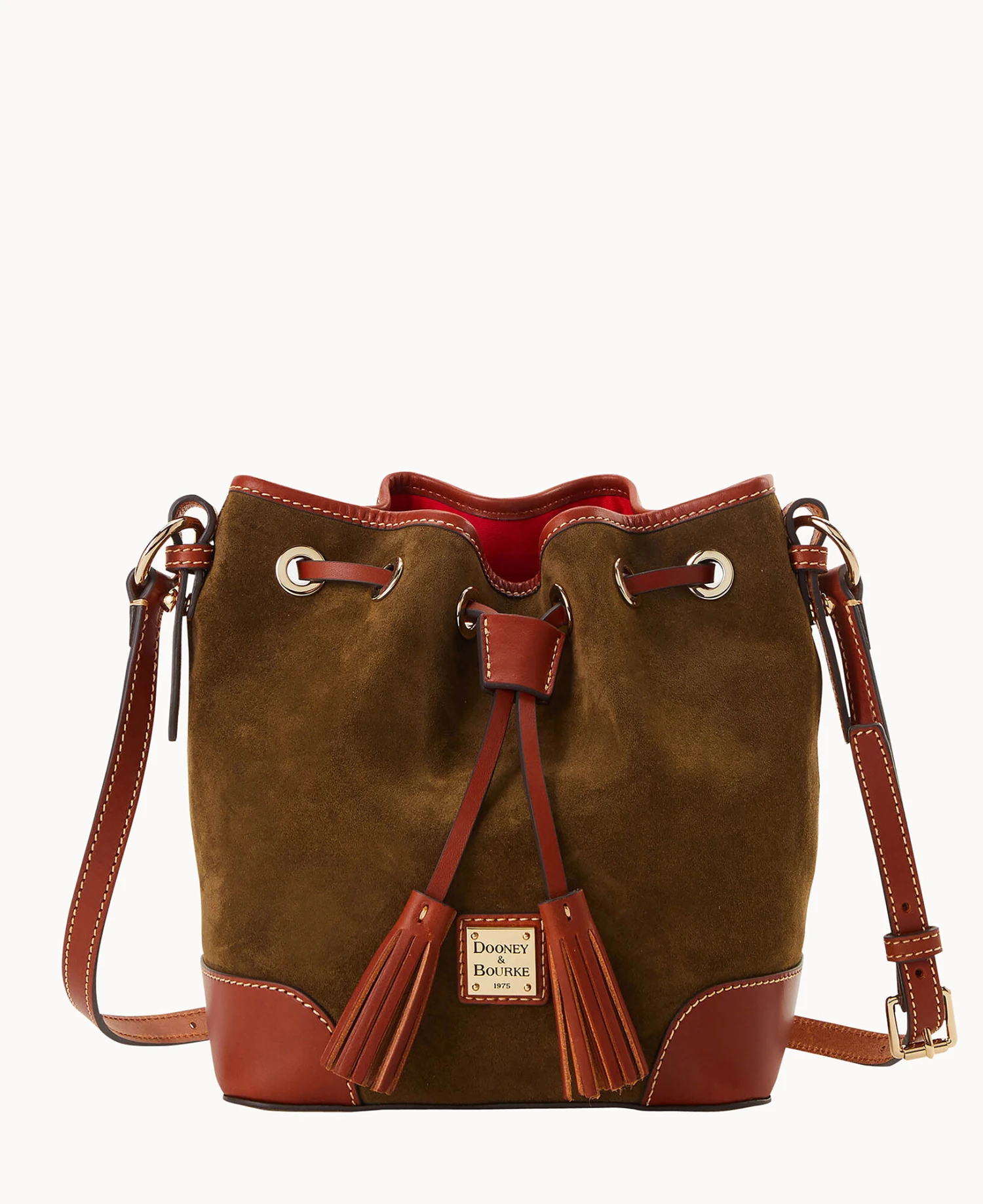 Suede Crossbody Drawstring Honey 13 Suede Crossbody Drawstring Honey - Image 13