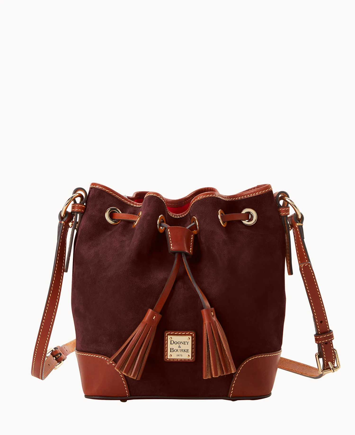 Suede Crossbody Drawstring Honey 14 Suede Crossbody Drawstring Honey - Image 14