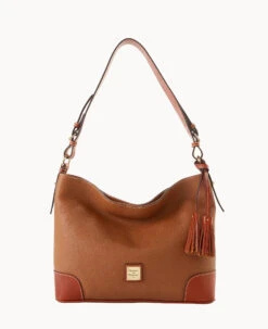 Pebble Grain Large Sac Caramel -Dooney & Bourke B2282G AWCAPATN 2