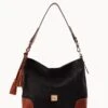 Suede Large Sac Black