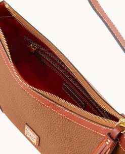 Pebble Grain Large Shoulder Bag Caramel 22 Pebble Grain Large Shoulder Bag Caramel -Dooney & Bourke B2289G AWCAPATN ALT2 1