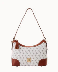 Gretta Large Shoulder Bag Brown Tmoro -Dooney & Bourke B2289G NGBOPATN