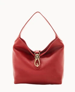 Pebble Grain Logo Lock Sac Red -Dooney & Bourke B2308G 9PRD9PRD 2