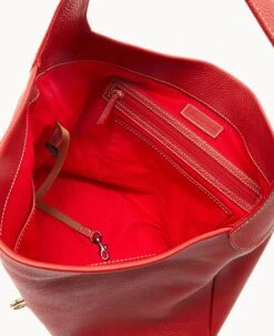 Pebble Grain Logo Lock Sac Red -Dooney & Bourke B2308G 9PRD9PRD ALT2 1