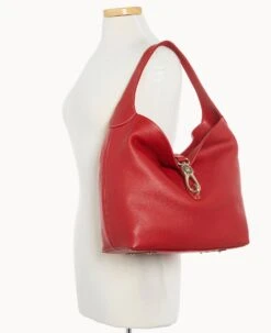 Pebble Grain Logo Lock Sac Red -Dooney & Bourke B2308G 9PRD9PRD ALT4 1