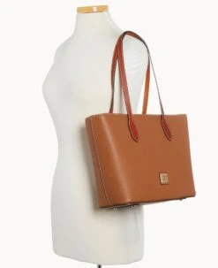 Pebble Grain Tote Caramel -Dooney & Bourke B2320G AWCAPATN ALT4 1